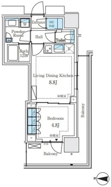 Park City Nakano The Tower Breeze - Floor Plan - ["Diagram", "Plan", "Floor plan"]