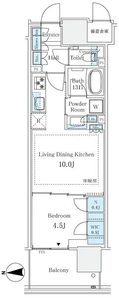 Grand City Tower Tsukishima - Floor Plan - []