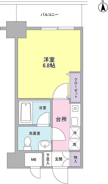 Sereno Shinagawa - Floor Plan - ["Rectangle", "Parallel", "Font"]
