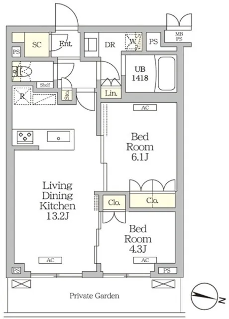 Milene Takinogawa - Floor Plan - ["White", "Diagram", "Floor plan"]