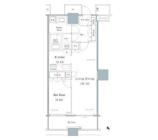 The Tokyo Towers Midtower - Floor Plan - ["Floor plan", "Diagram", "Plan"]