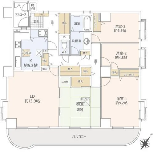 Pure Heights Minamimankigahara Room 104