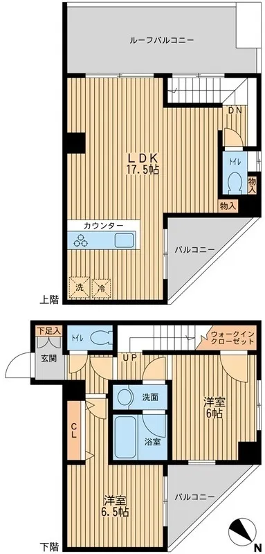 Prime Urban Nihonbashi Ningyocho - Floor Plan - ["Apartment", "Hardwood", "Plan"]