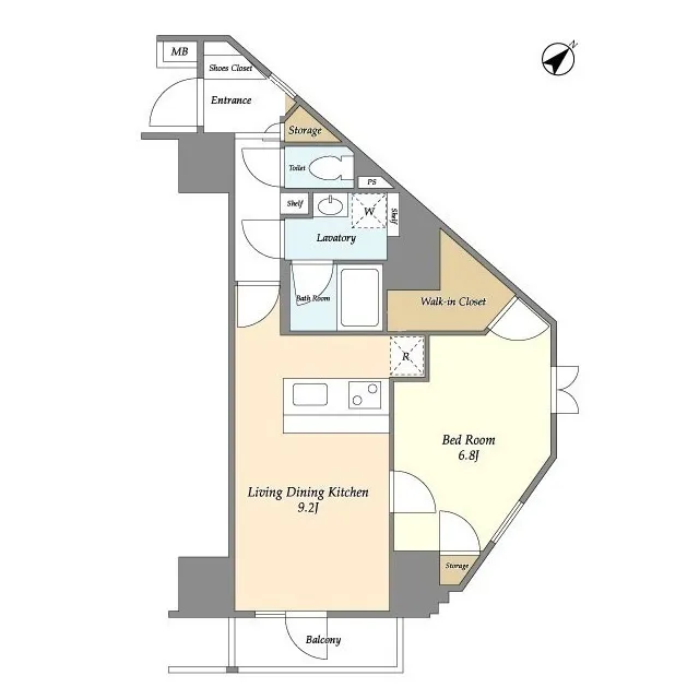 Maison Peony Higashimukojima - Floor Plan - ["Floor plan", "Plan", "Diagram"]