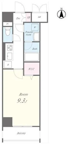 N's PARK Residence Takadanobaba - Floor Plan - ["Tile Flooring"]