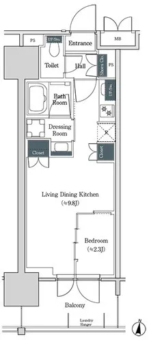 Brookside Residence Kiba - Floor Plan - ["Diagram"]