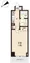 Pratique Kiyosumi Shirakawa - Floor Plan - ["Apartment", "Tile Flooring", "Home Door"] thumbnail