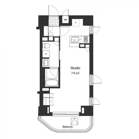 Prime Urban Azabu Kasumicho - Floor Plan - ["Map", "Rectangle", "Parallel"]