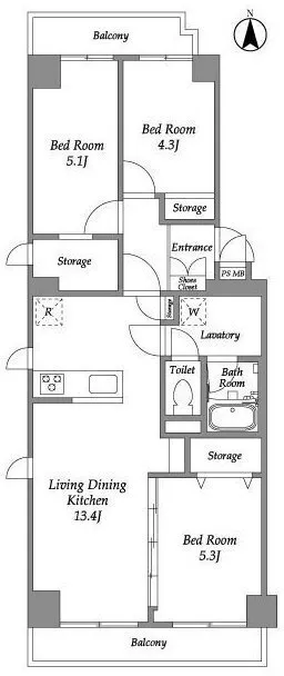 Comforia Takenotsuka East - Floor Plan - ["White", "Diagram", "Technical drawing"]