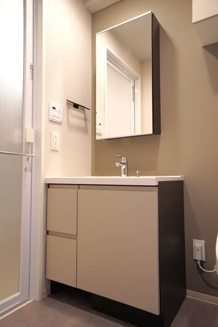J.GRAN Court Shinagawa Nishi-Oi EAST - Interior - ["Mirror", "Cabinetry", "Bathroom cabinet"]