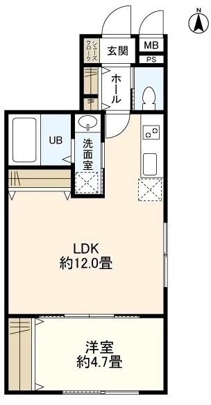 Well Square Ism Takaido - Floor Plan - ["Apartment", "Tile Flooring"]
