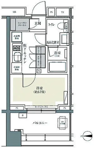 Park House Higashi Nakano Rive Gauche - Floor Plan - ["Plan", "Diagram", "Floor plan"]