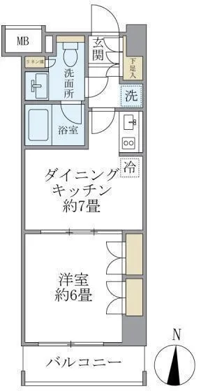 Park Sphere Nakano Fujimicho - Floor Plan - []