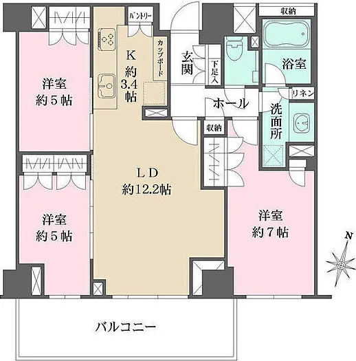 Park Court Yoyogi Hatsudai - Floor Plan - ["Plan", "Floor plan", "Diagram"]