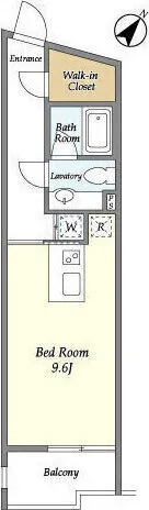 Cozy Court Nakameguro - Floor Plan - ["Rectangle", "Parallel", "Font"]