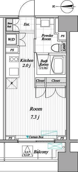 RESIDIA Kinshicho II - Floor Plan - []