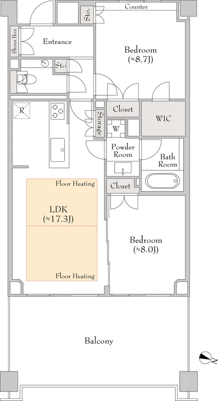 Dash Living Aoyama - Floor Plan - ["Floor plan", "Diagram", "Plan"]