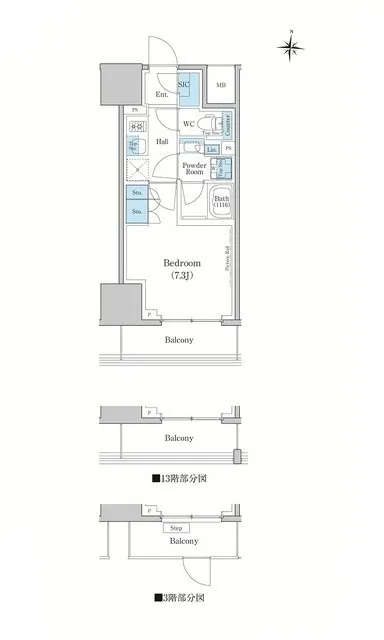 Stylio Kamata West - Floor Plan - ["Diagram", "Plan"]