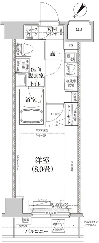 Le Fragrande Oshiage - Floor Plan - []