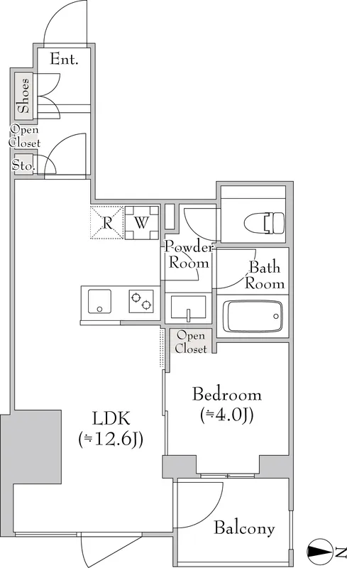 Lumiec Kinshicho - Floor Plan - []