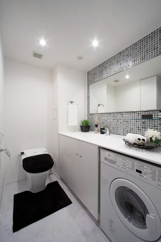 Castalia Togoshi - Interior - ["Washing machine", "Interior design", "Flooring"]