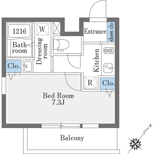 La Douceur Sugamo East - Floor Plan - ["White", "Floor plan"]
