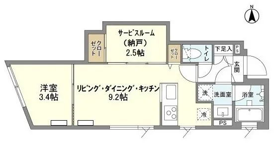 Grande Ikebukuro Honcho - Floor Plan - ["Wood flooring", "Floor plan"]