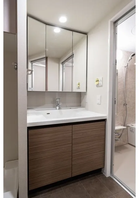 Livio Maison Asakusa Kaminarimon - Interior - ["Bathroom Sink", "Bathroom cabinet", "Plumbing fixture"]