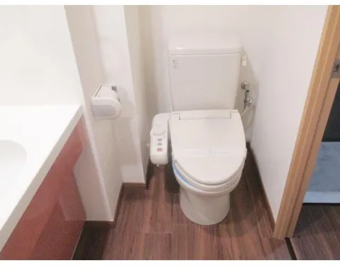 Across Meguro - Interior - ["Toilet seat", "Toilet", "Plumbing fixture"]