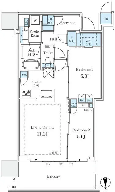 Grand City Tower Tsukishima - Floor Plan - ["Diagram", "Plan", "Floor plan"]