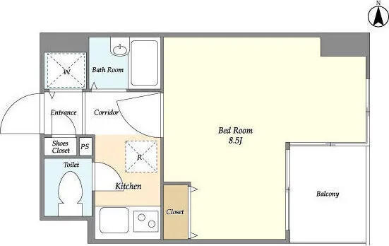 Gala Place Kinshicho - Floor Plan - ["Rectangle", "Parallel", "Plan"]