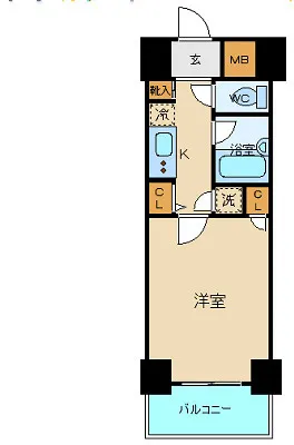 Cynthia Nihonbashi Kabutocho - Floor Plan - ["Apartment"]