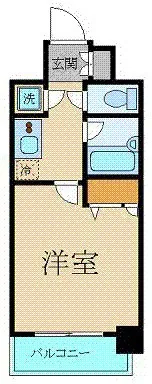 Elflat Takanawadai - Floor Plan - ["Apartment", "Balcony"]