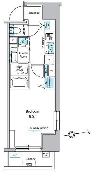 Predia Court Kita-Senju - Floor Plan - []