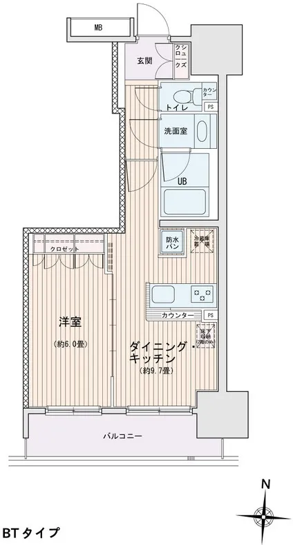 Esty Maison Kinshicho II - Floor Plan - ["Wood flooring", "Plan", "Laminate flooring"]
