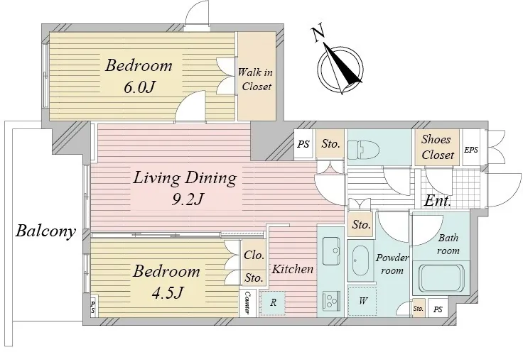 Acty Tonaka Dori - Floor Plan - ["Rectangle", "Font", "Parallel"]