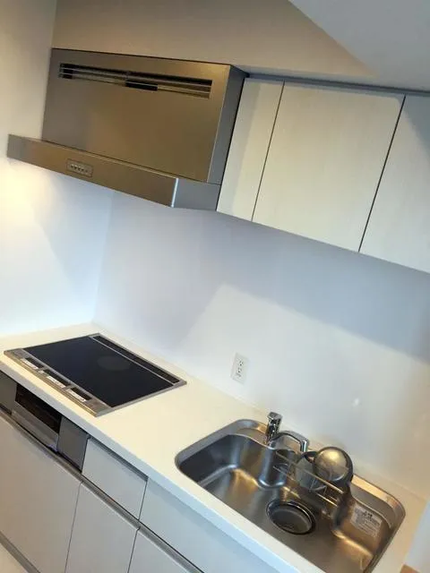 Merukumaru Keio Sasazuka Residence - Interior - ["Cabinetry", "Kitchen sink", "Property"]