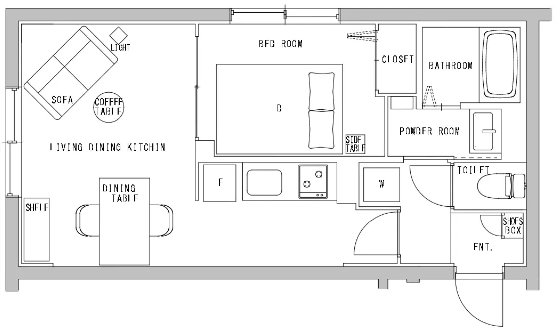 Hmlet Nishi-Shinjuku - Floor Plan - []