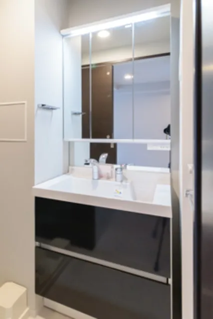 Plumeria Residence Omori - Interior - ["Mirror", "Tap", "Sink"]