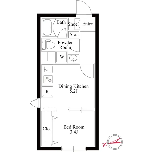 Composite Nogata - Floor Plan - ["Rectangle", "Handwriting", "Font"]