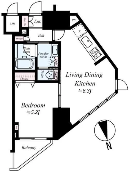 ZOOM Komagome - Floor Plan - ["Plan", "Design", "Diagram"]