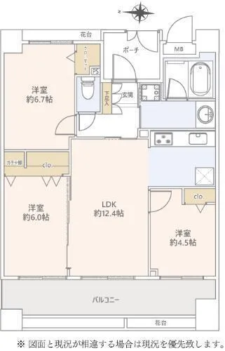 Crescent Mizonokuchi III, Room 302