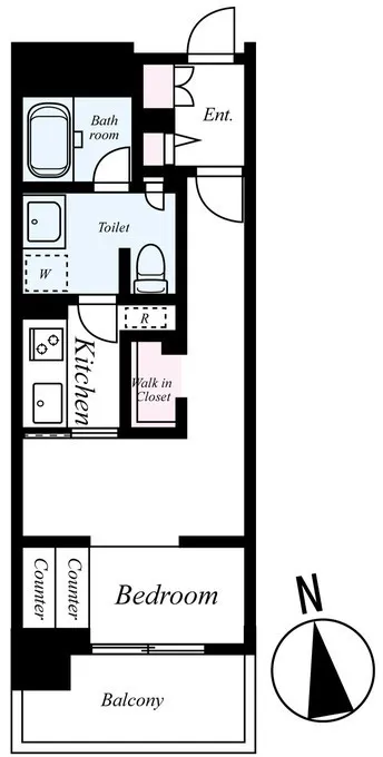 Clio Residence Omori West - Floor Plan - []