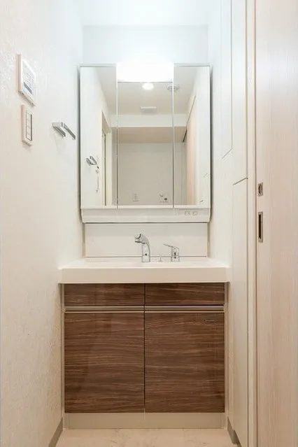 Comforia Liv Bunkyo Gokokuji - Interior - ["Flooring", "Wood", "Bathroom cabinet"]