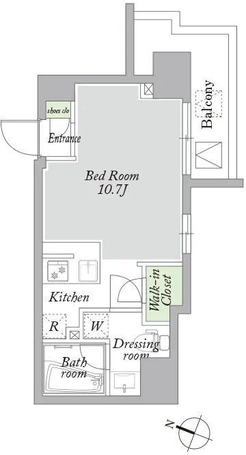 Urban Park Nishisugamo EAST - Floor Plan - ["White", "Floor plan"]