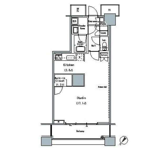 The Tokyo Towers Midtower - Floor Plan - ["Floor plan", "Plan", "Diagram"]