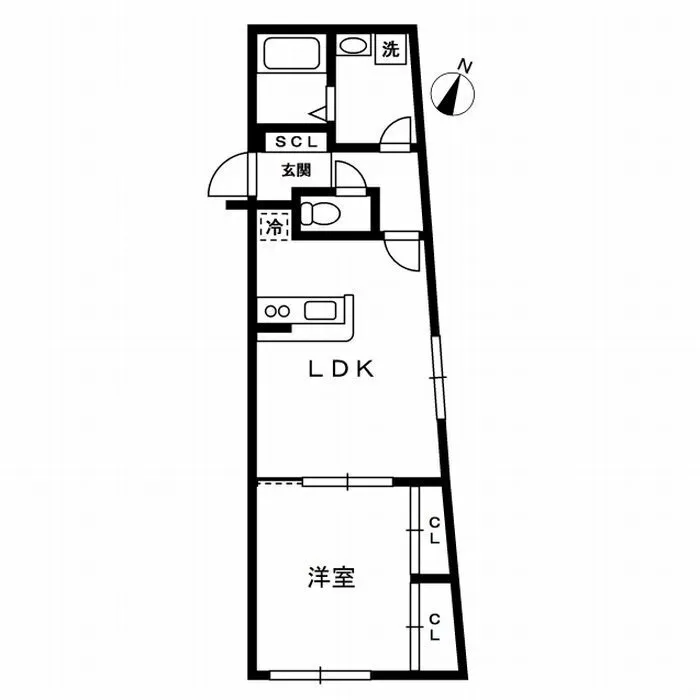 The Park Cross Chitose Kuwayama - Floor Plan - []