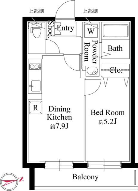 Memora Ikebukuro - Floor Plan - ["White", "Plumbing fixture"]