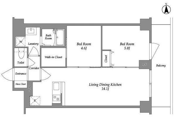 KDX Residence Kamiitabashi - Floor Plan - ["Diagram", "Plan", "Floor plan"]