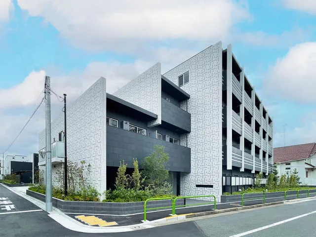 Asyl Court Nerima Nakamurabashi - Exterior - ["Commercial building", "Headquarters", "Brutalist architecture"]